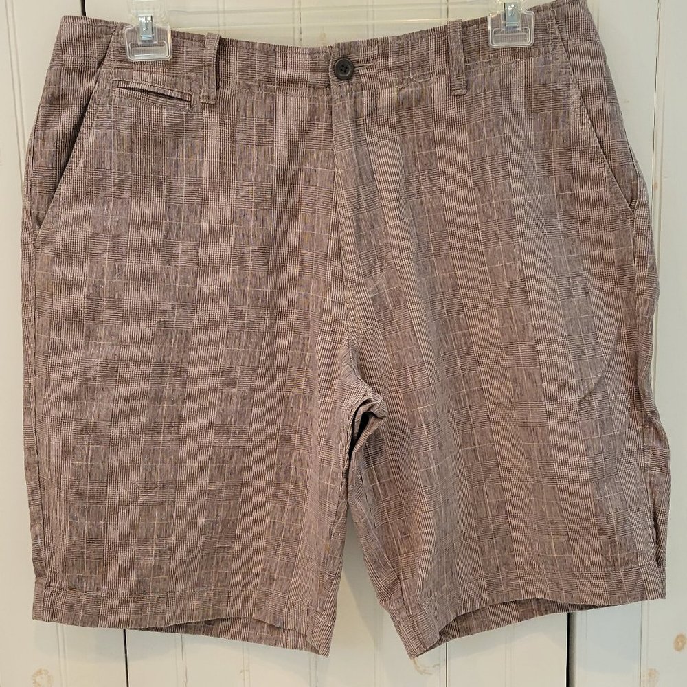 J. Crew Men's Brown Plaid Shorts
